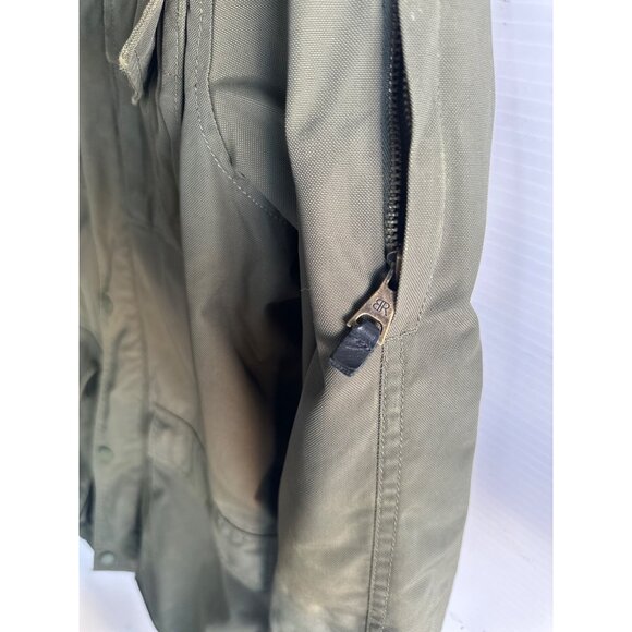 Banana Republic Mens Parka Jacket Olive Green Hooded Size M - Picture 11 of 15